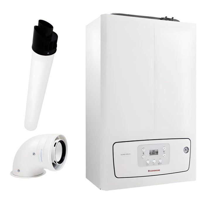 Centrala murala in condensatie IMMERGAS VICTRIX TERA 32, incalzire si ACM - kit evacuare inclus