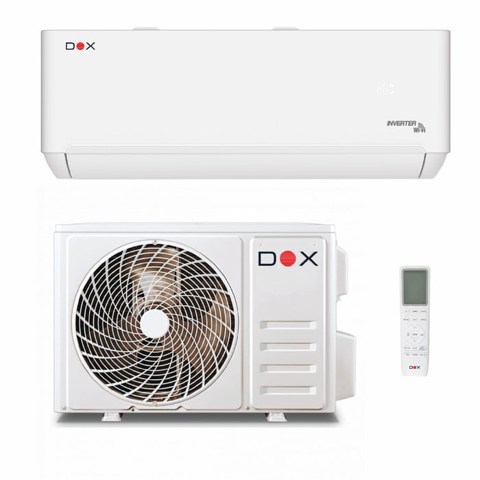 Aer conditionat 12000 BTU, Radox, DOX PRO A++, alb, sterilizare UVC+BIG CARE, Gentle cool wind, R32, WiFi - kit frigorific 3M inclus