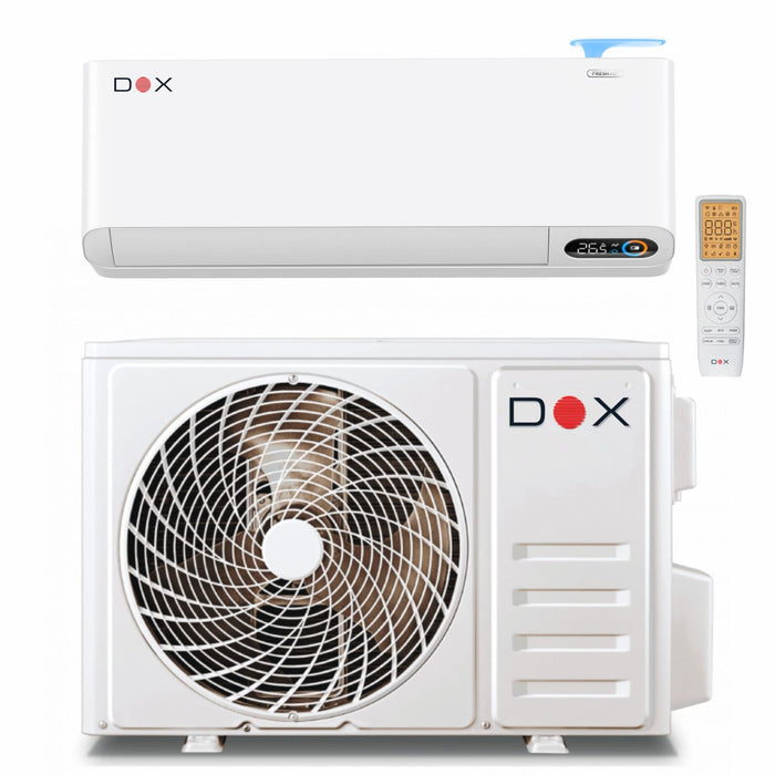 Aer conditionat 12000 BTU, Radox, DOX FRESH A+++, functie aer proaspat, R32, WiFi - kit frigorific 3M inclus