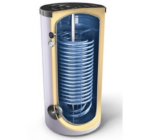 Boiler indirect cu o serpentina marita Tesy Ev 2x15 S 200 60 - 200 litri
