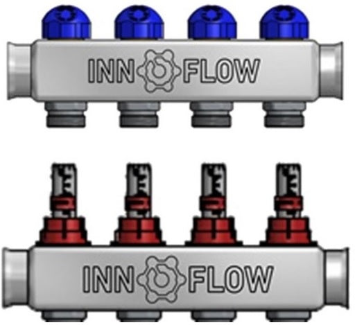 Distribuitor incalzire in pardoseala Innofloor Innoflow, 1" X 3/4" - 6 circuite