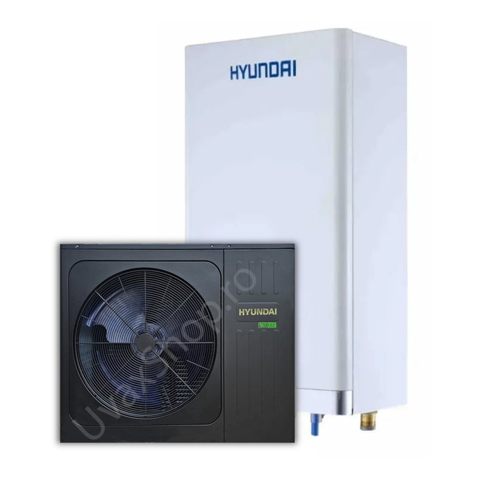 Pompa de caldura aer-apa R32 split HYUNDAI HYHA-V12W/D2N8-B, 12 kW, trifazata, cu booster electric 3 kW, clasa energetica A+++