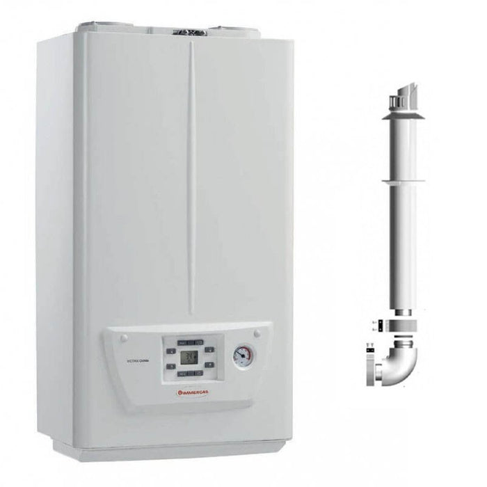Centrala murala in condensatie IMMERGAS VICTRIX OMNIA 25, incalzire si ACM- kit de evacuare inclus