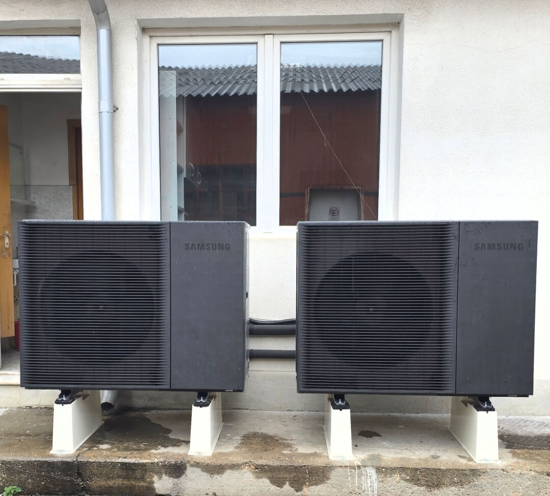 Eficiență și Sustenabilitate în Mogoșoaia: Instalarea a două Pompe de Căldură Samsung R290 EHS de 16kW