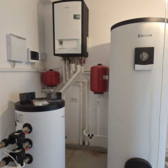 Instalare Pompă de Căldură Vaillant 12kW Trifazică R290 – Confort Modern pentru o Casă Nouă în Zona Pallady, Sector 3