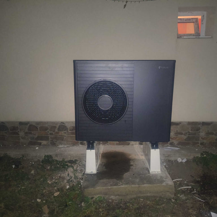 Înlocuire centrală electrică cu pompă de căldură Vaillant aroTHERM pro 7kW în Giurgiu – încălzire eficientă pe radiatoare