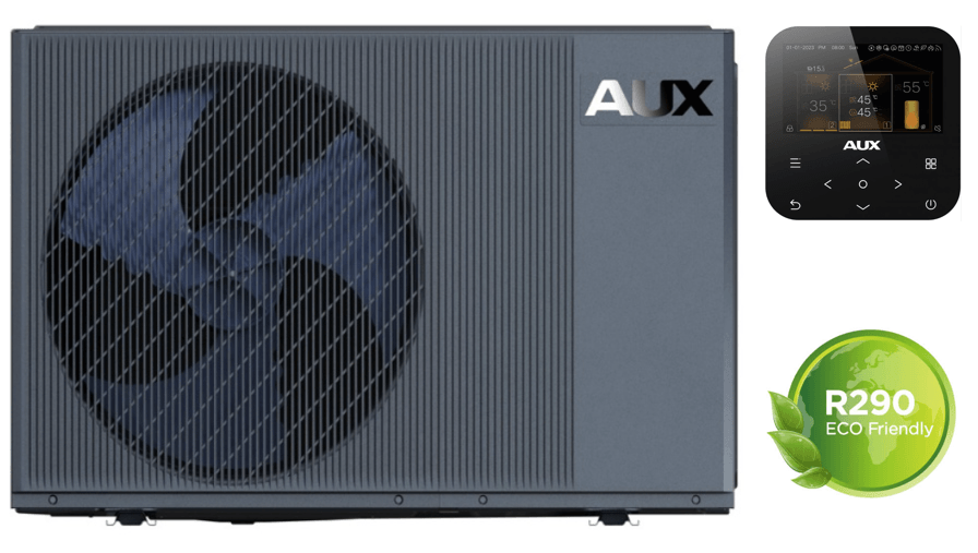 Pompa de caldura aer apa monobloc AUX R290 ACHP-H08/5R2HA-M - 8 kW trifazica 5 ani garantie