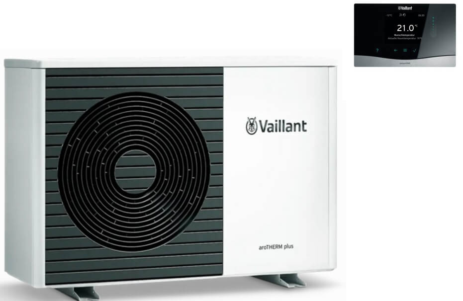 Pompa caldura aer-apa VAILLANT 7Kw monobloc R290 AROTHERM-PLUS R290 - Monofazica - plus automatizare VWZAI